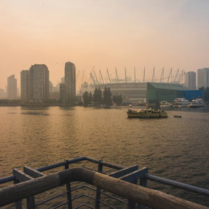 wildfire smoke in vancouver